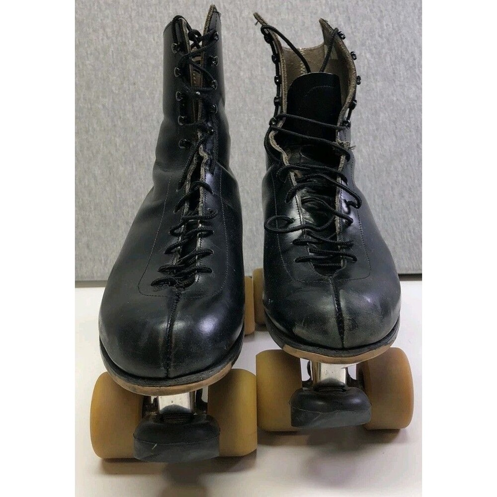 Vintage Chicago Custom Imperial Roller Skates Size 10 Great Condition Plate 8